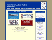 Tablet Screenshot of judaicstudies.org
